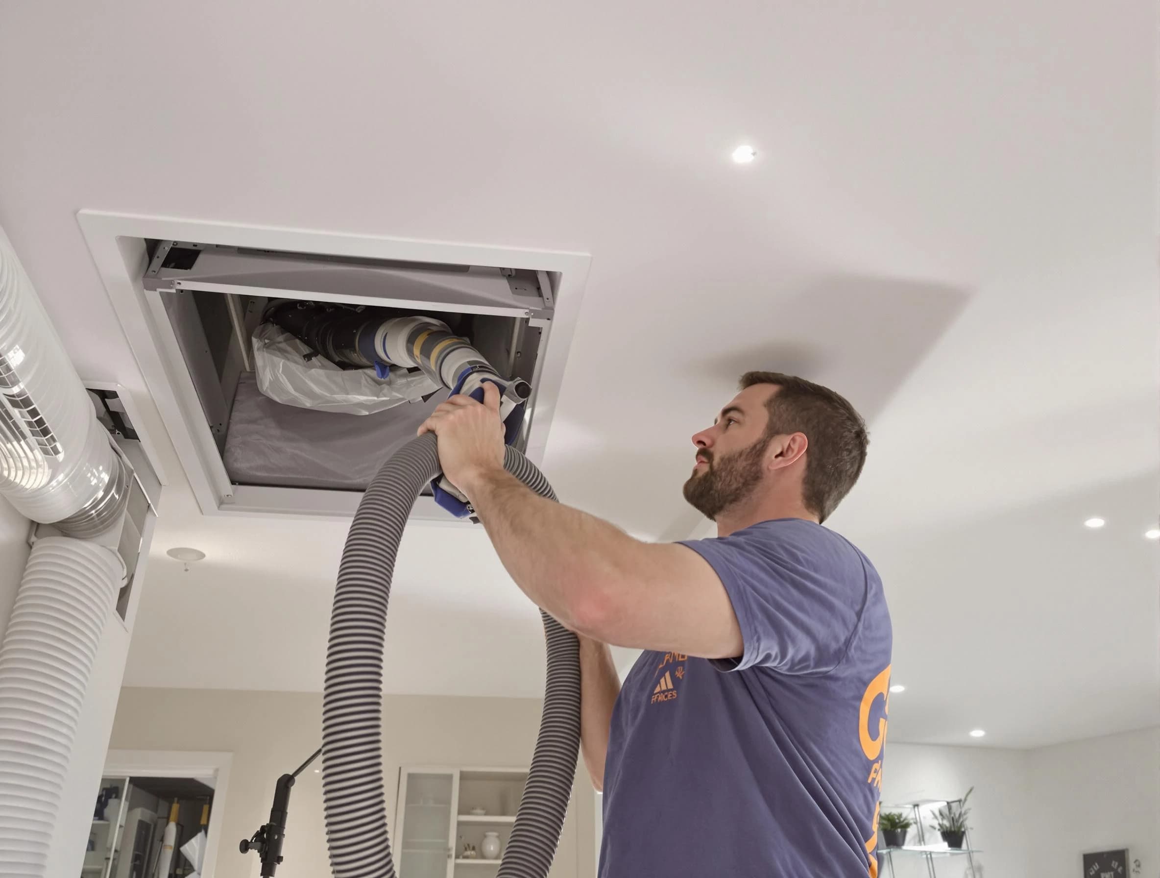 Precision indoor duct cleaning by Brookhaven Air Duct Cleaning in Brookhaven