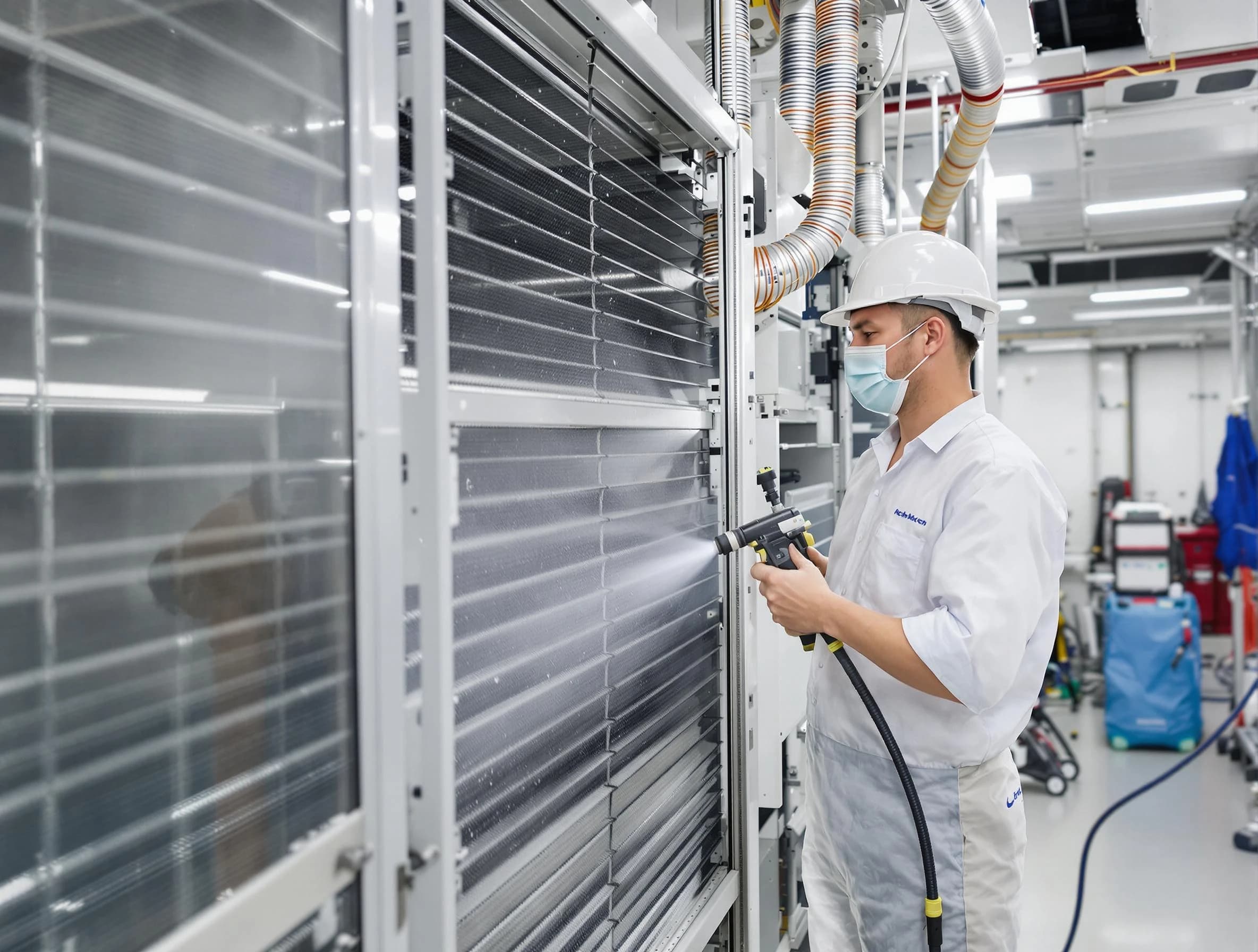 Professional AC coil cleaning by Brookhaven Air Duct Cleaning in Brookhaven