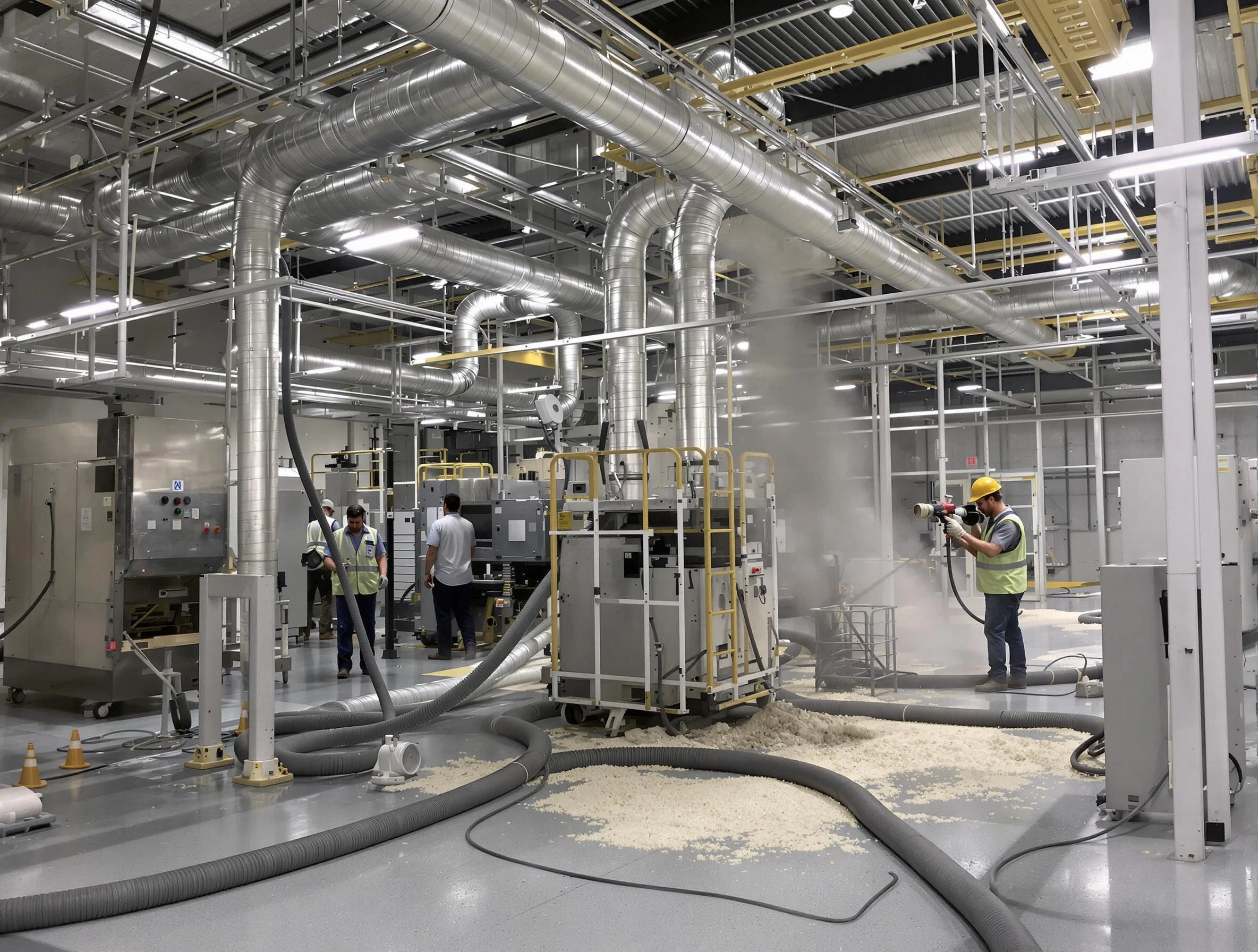 Heavy-duty industrial duct cleaning by Brookhaven Air Duct Cleaning in Brookhaven